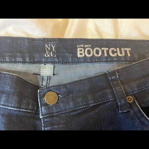 New York & Company Low Rise, Boot Cut Jeans